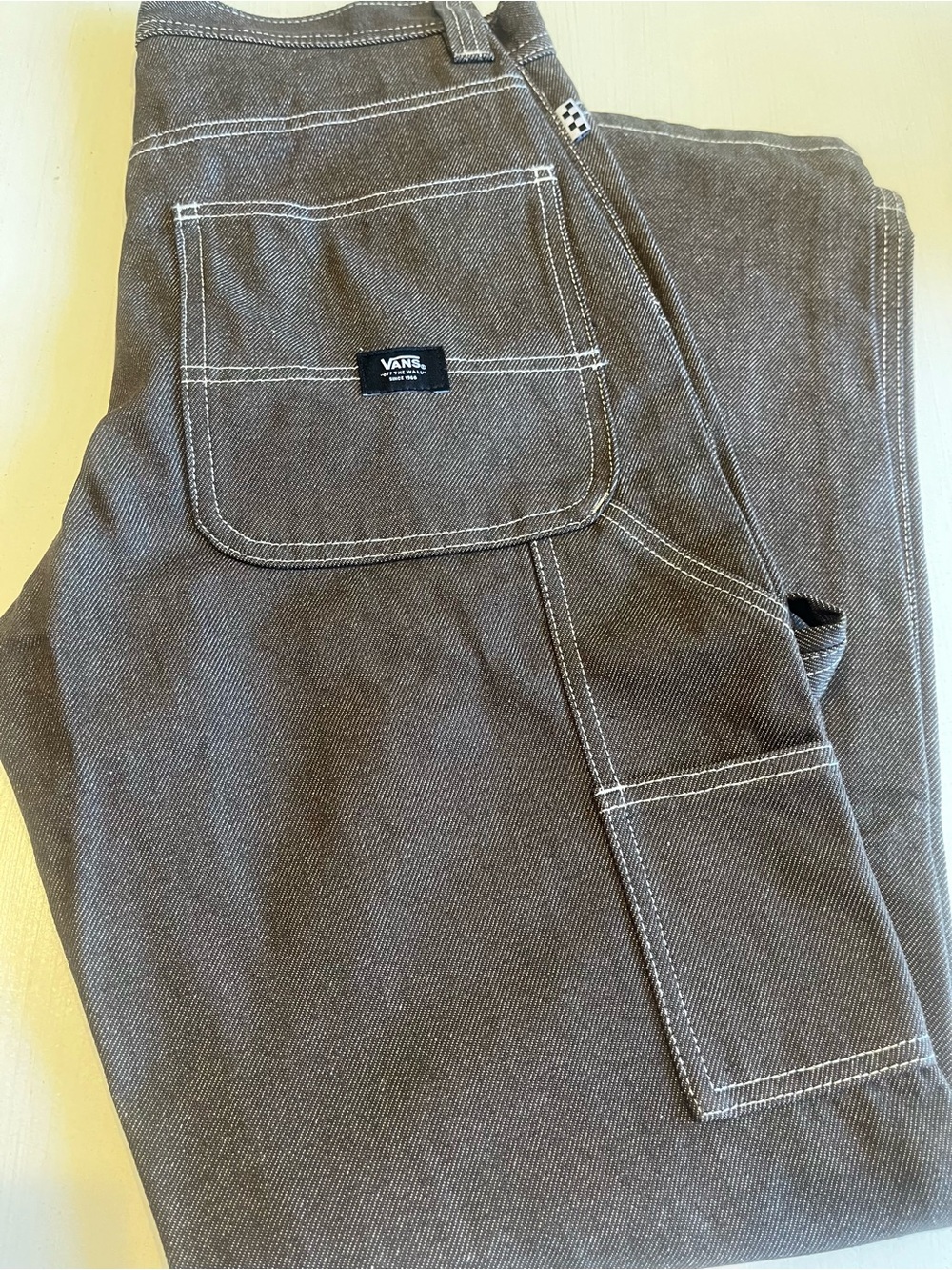 NWOT-VANS Brown Workwear Carpenter  Jeans Mens 28